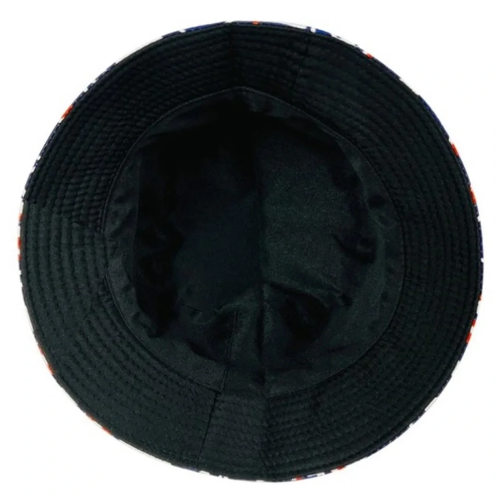 NWT reversible bucket hat Americana print and solid black